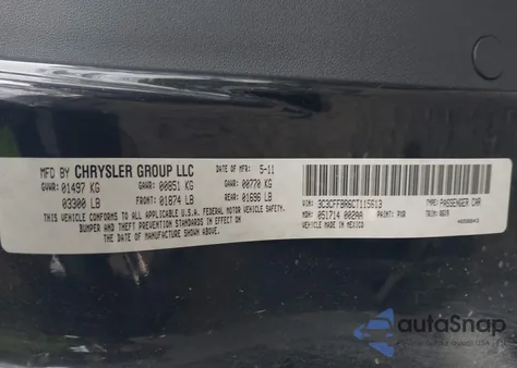 2012 Fiat 500 Sport из США, поврежденный, VIN 3C3CFFBR6CT115613